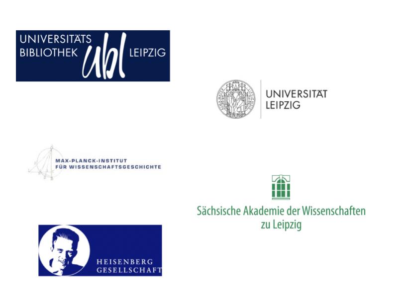 UB Leipzig, MPI für Wissenschaftsgeschichte, Heisenberg-Gesellschaft, Sächsische Akademie der Wissenschaften, Universität Leipzig