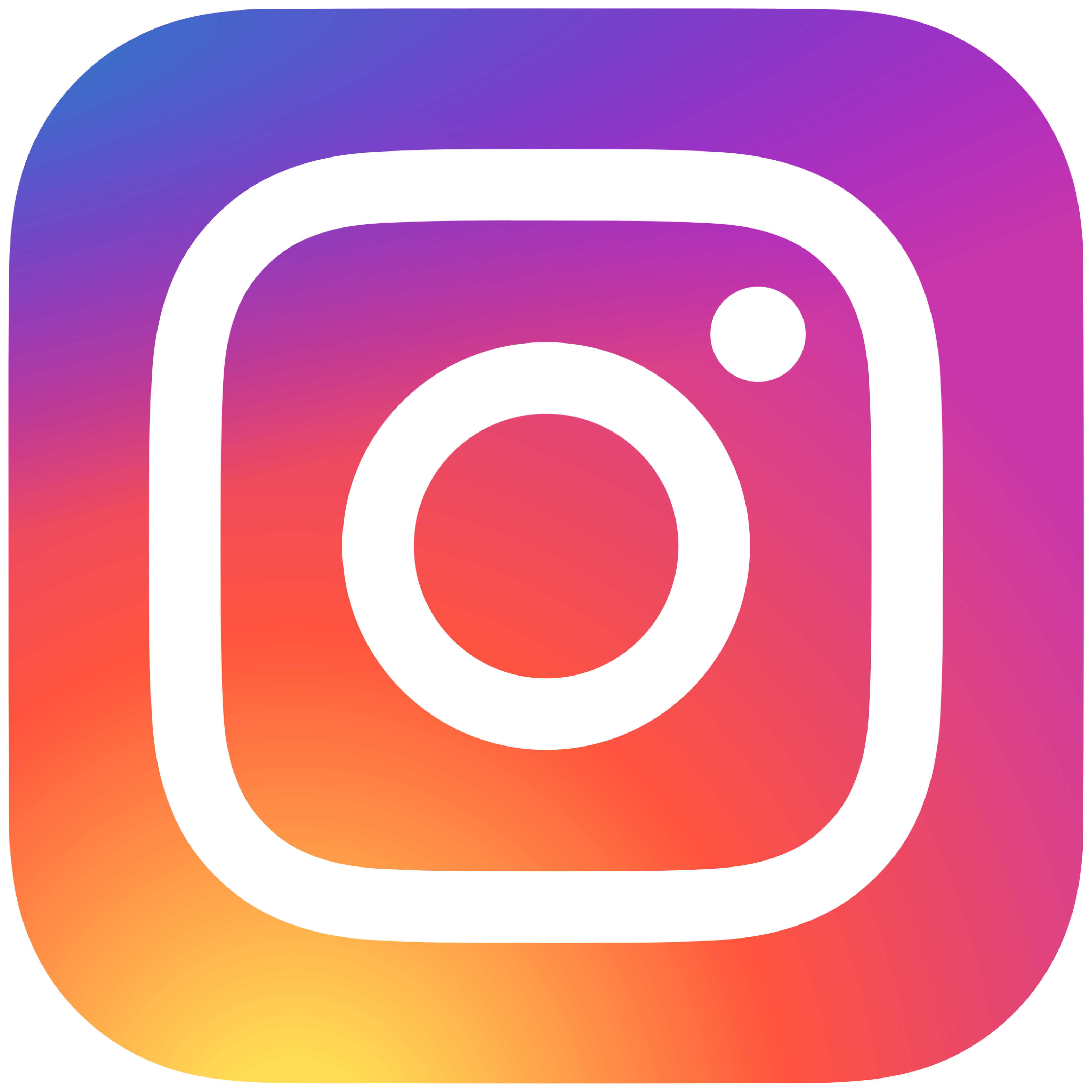 Colorful boxes depicting a camera (the instagram logo)